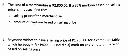 ANSWER ALL AND PLEASE SHOW SOLUTION IN AN