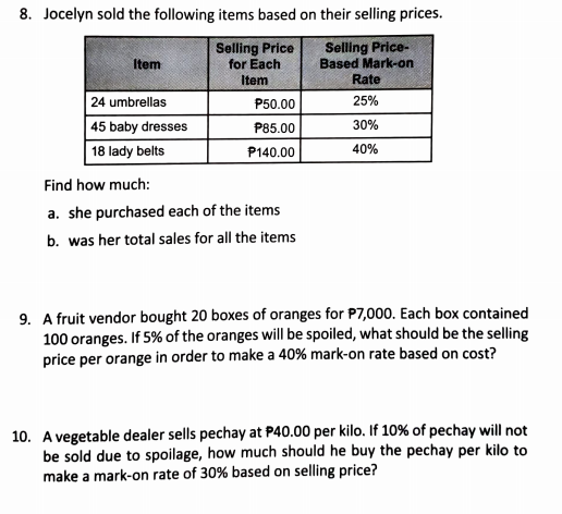 ANSWER ALL AND PLEASE SHOW SOLUTION IN AN
