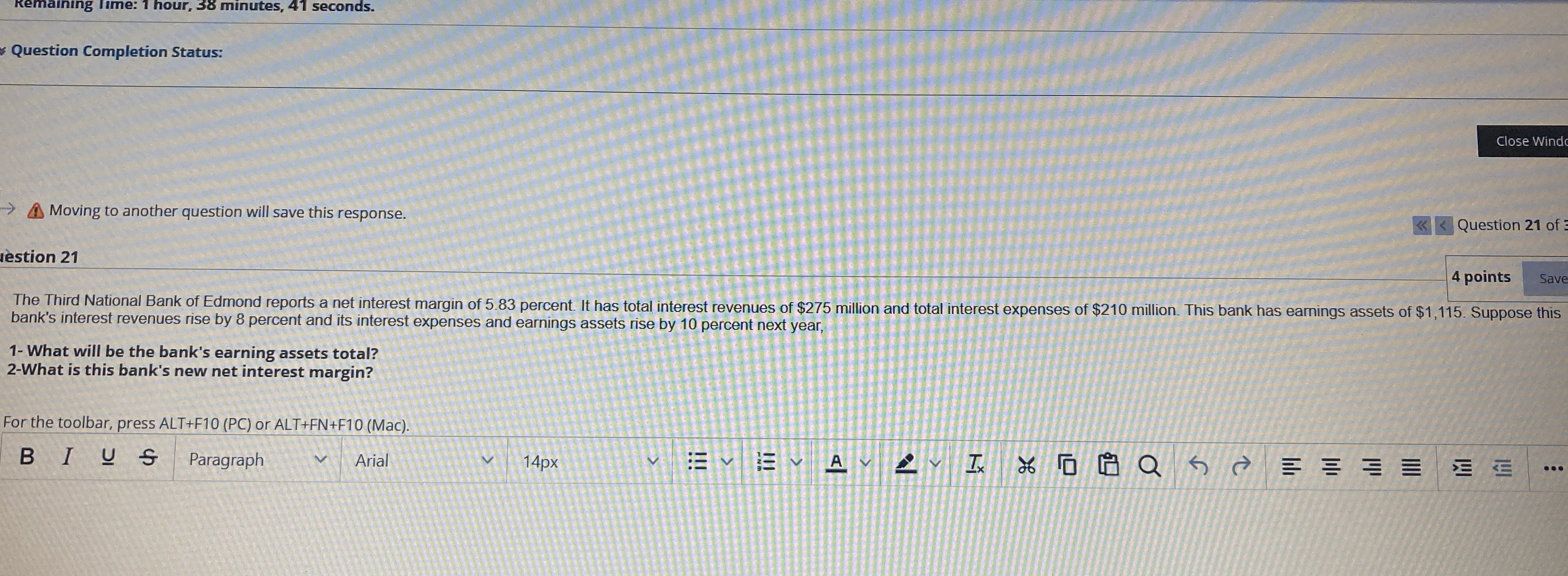 Help me with steps ining Time: 1 hour, 38