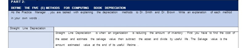 PART 2: DEFINE THE FIVE (5) METHODS FOR COMPUTING