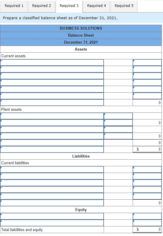 Required 1 Required 2 Required 3 Required 4