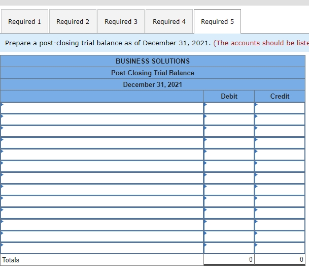 Required 1 Required 2 Required 3 Required 4
