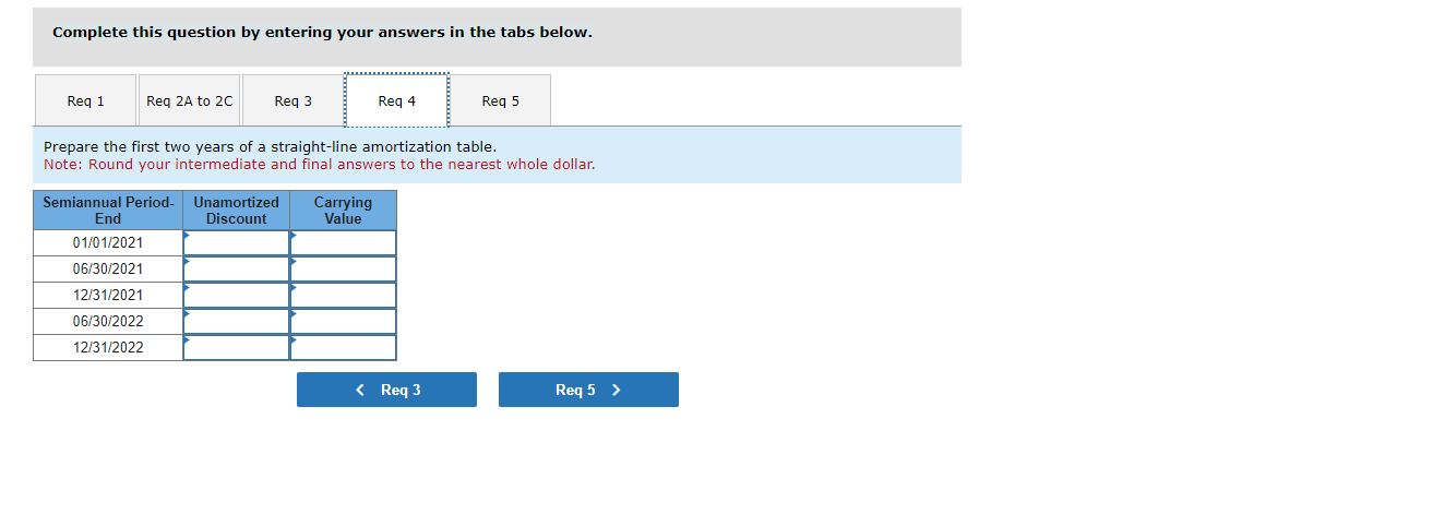 Required information Use the following