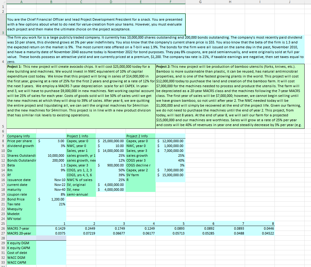 Please fill out this excel sheet completely. All