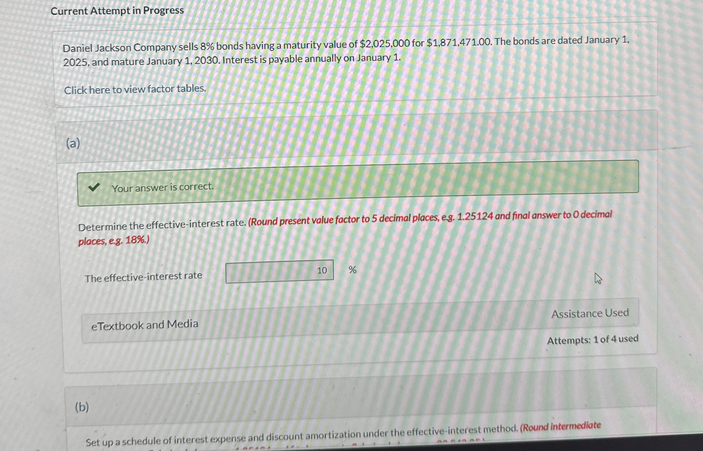 Current Attempt in Progress Daniel Jackson