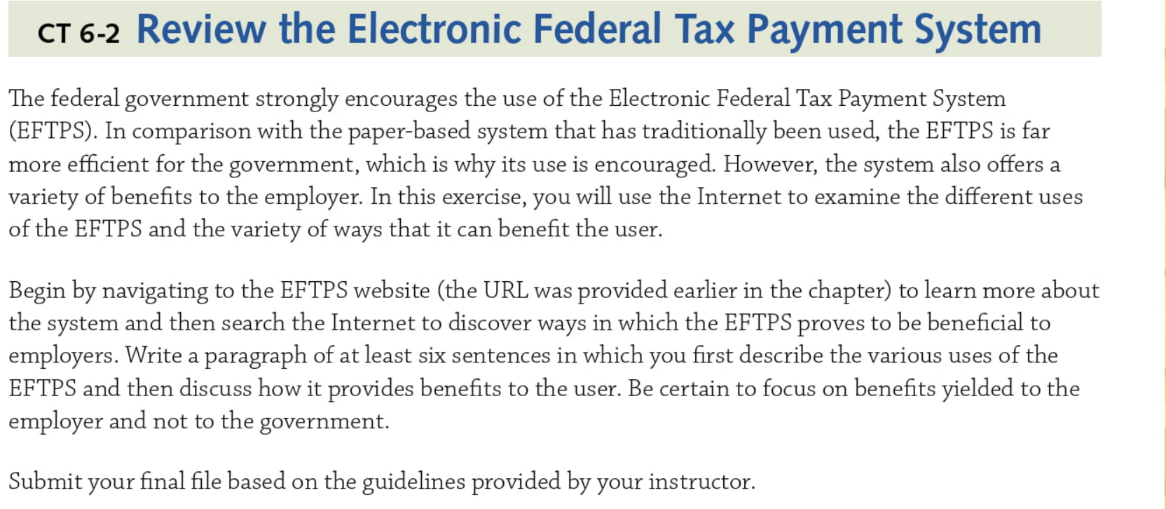 Critical Thinking c1 6-1 Examine Quarterly State