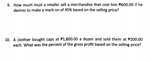 ANSWER ALL AND PLEASE SHOW SOLUTION IN AN