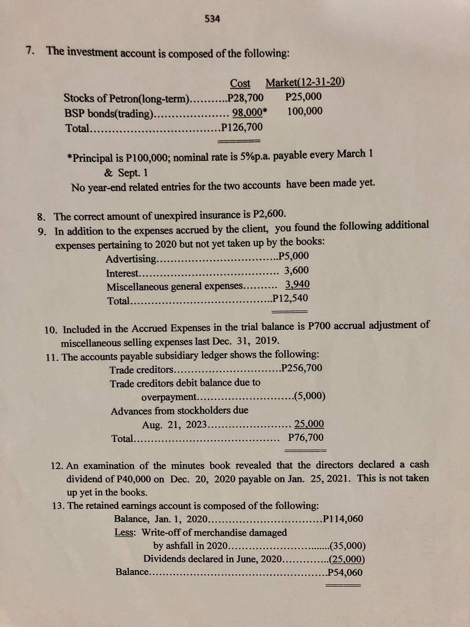 THIS IS ALL THE INFORMATION EXPERTS. PLEASE HELP.