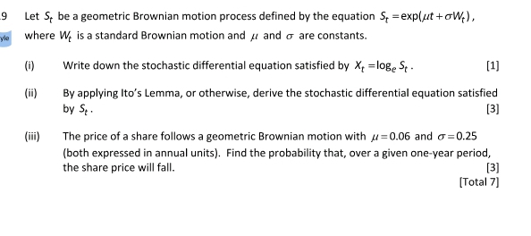 Answer all the questions well. 1 (1) Write down