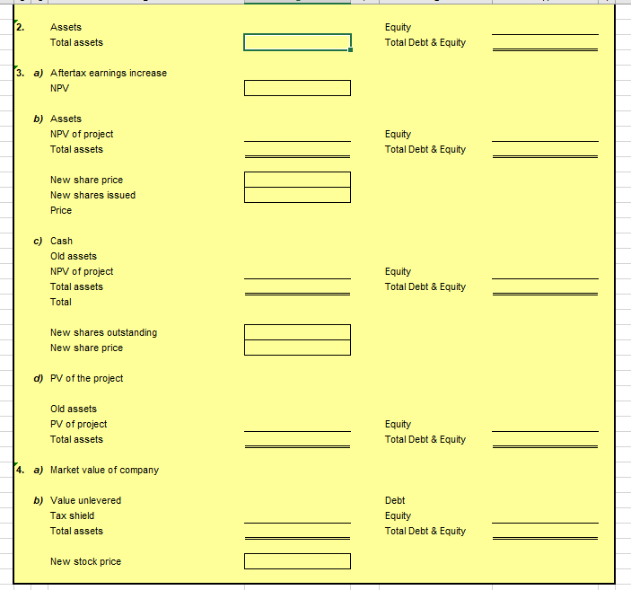 2 Assets Equity Total assets Total Debt & Equity