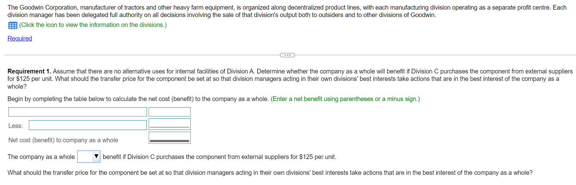 The Goodwin Corporation, manufacturer of tractors