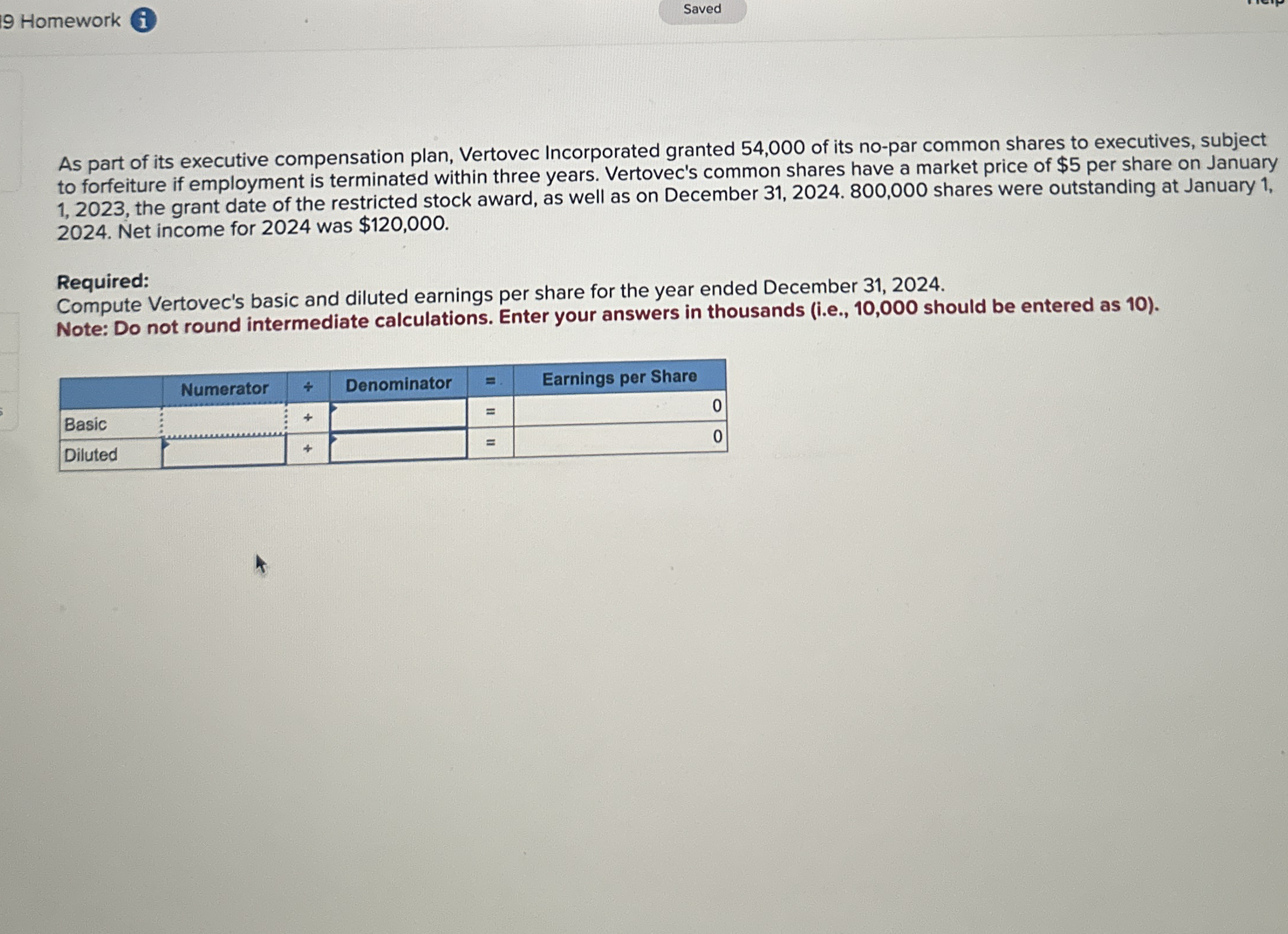 9 Homework ( i ) As part of its executive