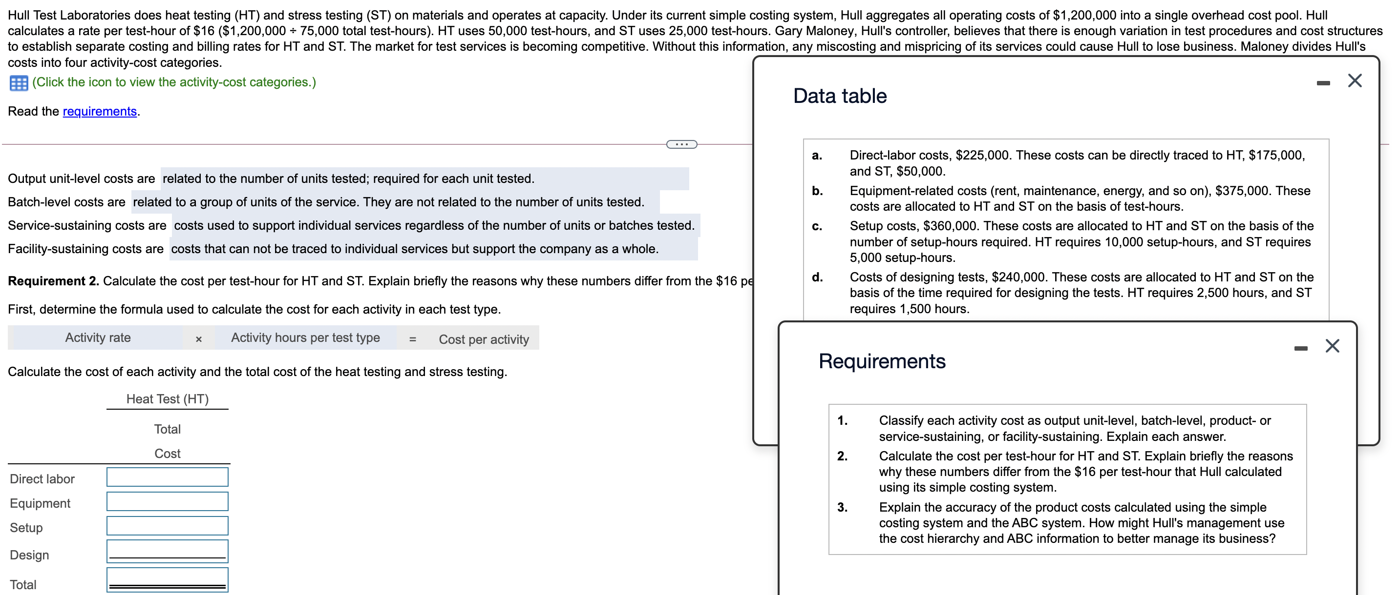 Hull Test Laboratories does heat testing (HT) and