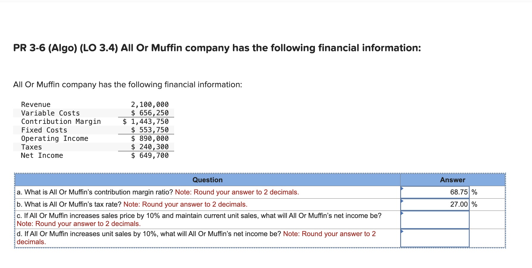PR 3 - 6 ( Algo ) ( LO 3 . 4 ) All Or Muffin