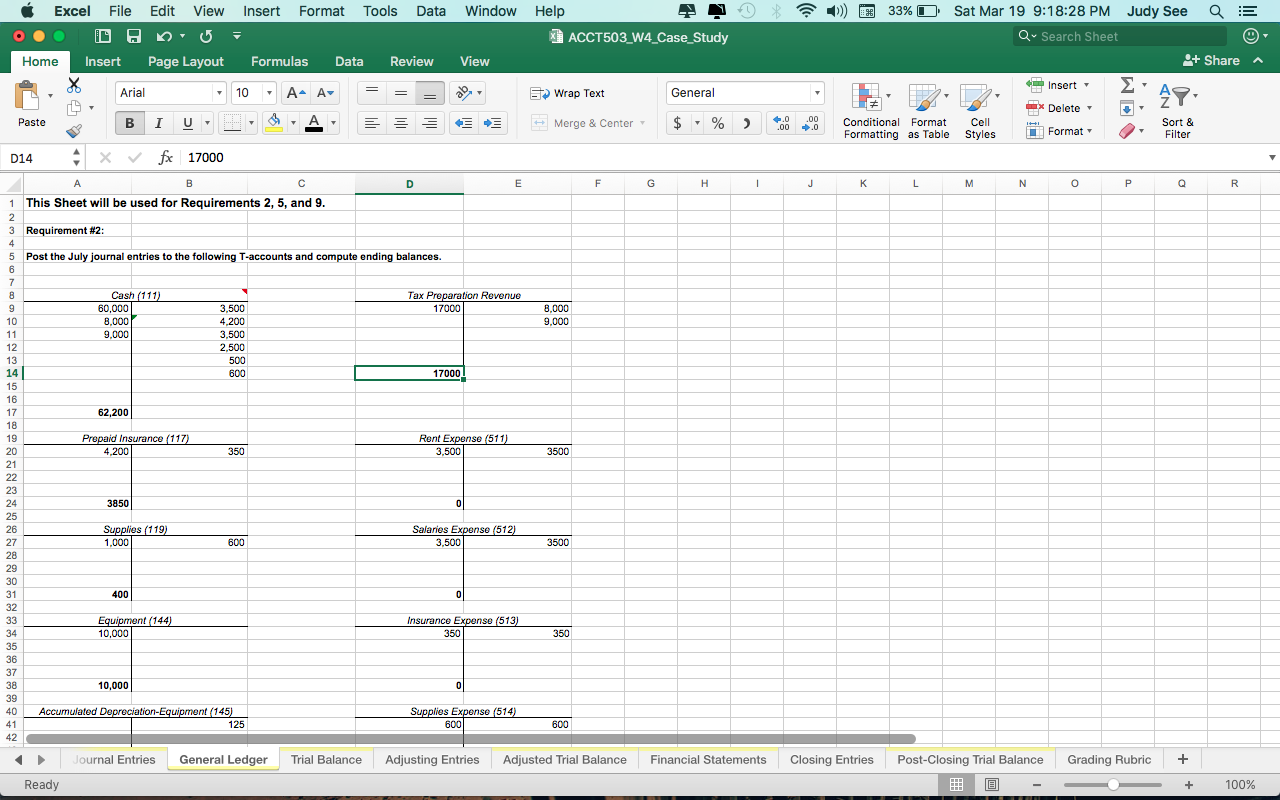 Please help with the following case study! I am