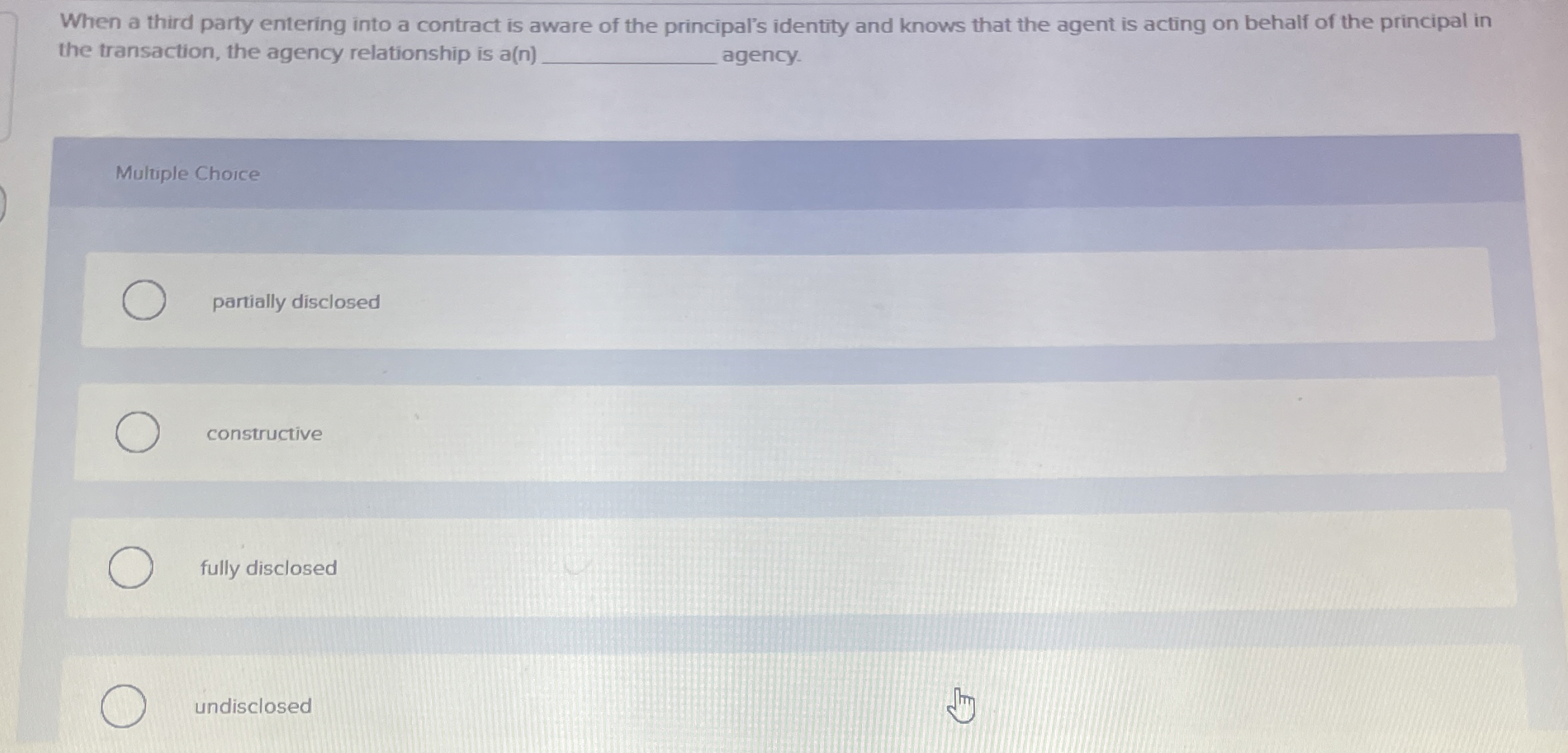 When a third party entering into a contract is