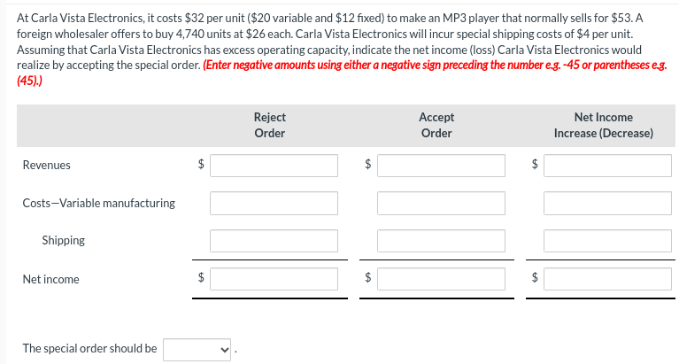 At Carla Vista Electronics, it costs \ ( \ $ 3 2