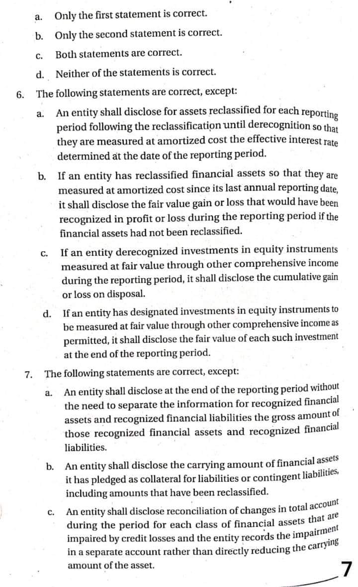 Statement 2: if :he entity has designated a