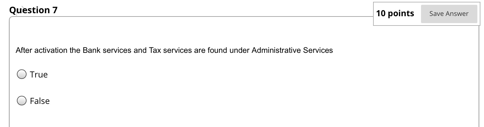 Read the question carefully. Only answer this