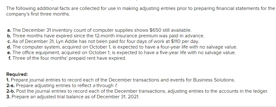 Required 1 Required 2A Required 2B Required 3