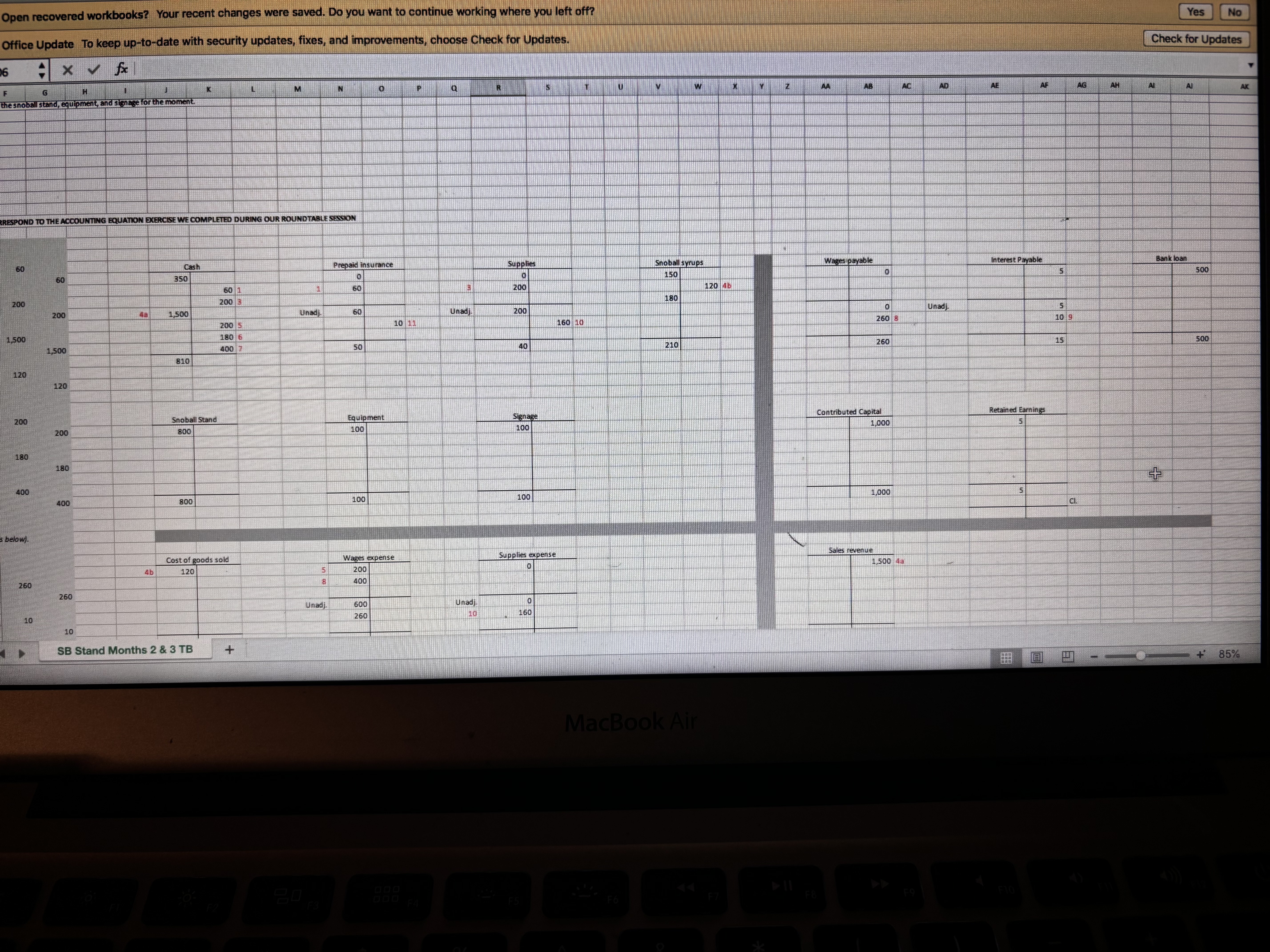 The linked Excel file shows how these