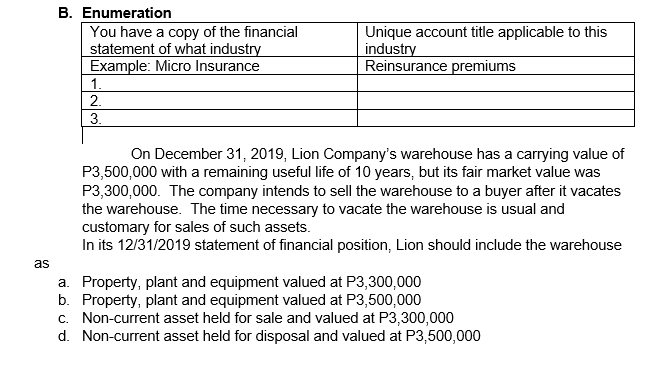 Identify the financial statement where the