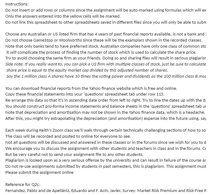 Instructions: Do not insert or add rows or