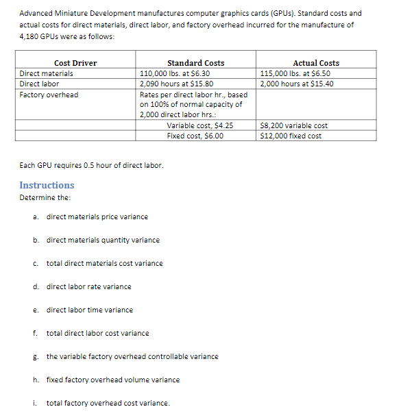 Advanced Miniature Development manufactures