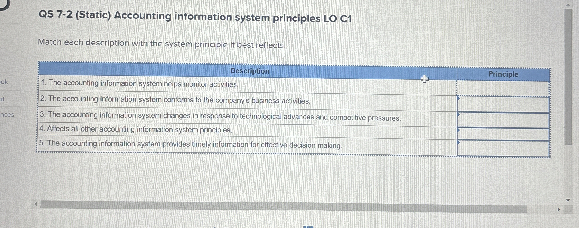 QS 7 - 2 ( Static ) Accounting information system