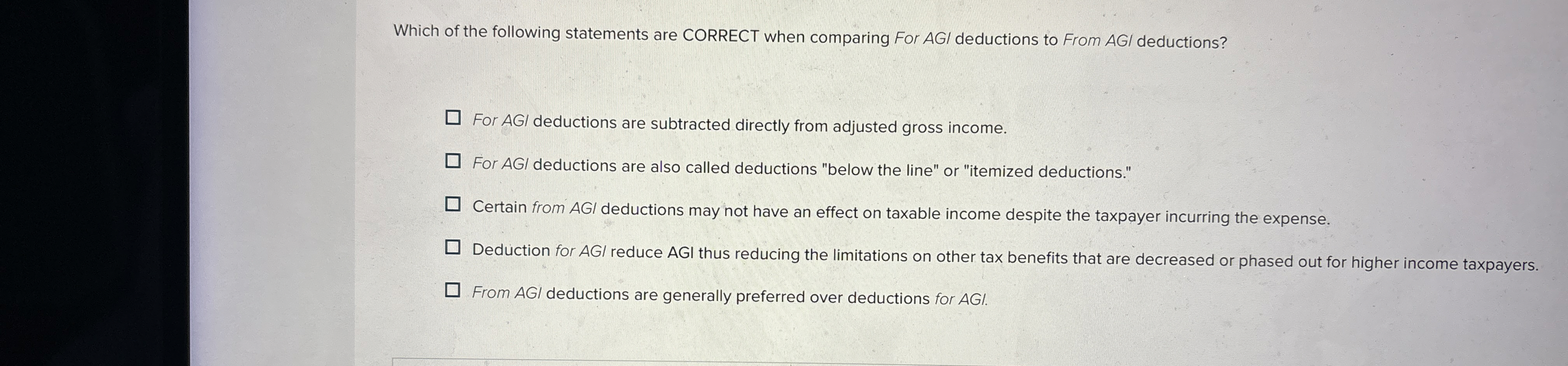 Which of the following statements are CORRECT