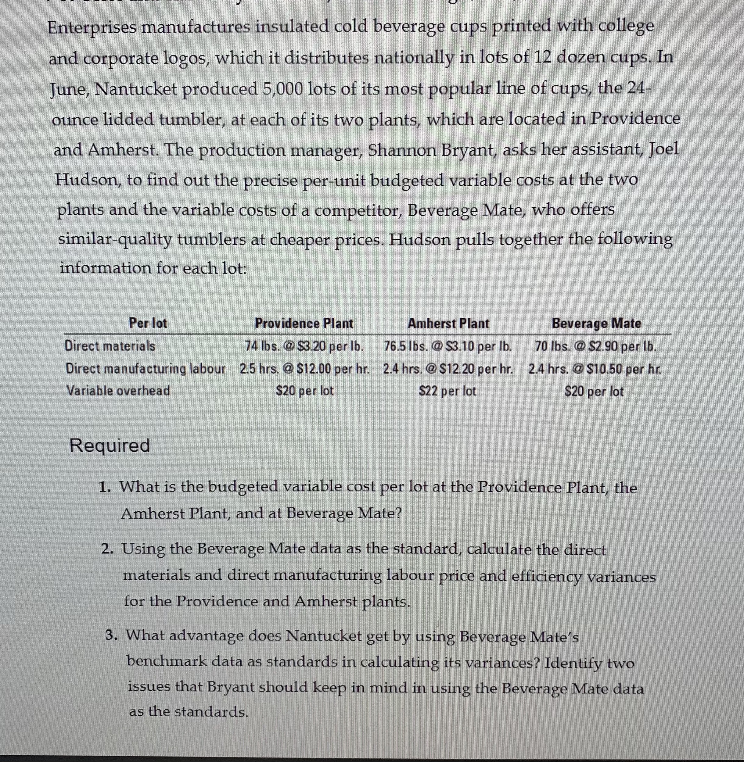 Enterprises manufactures insulated cold beverage