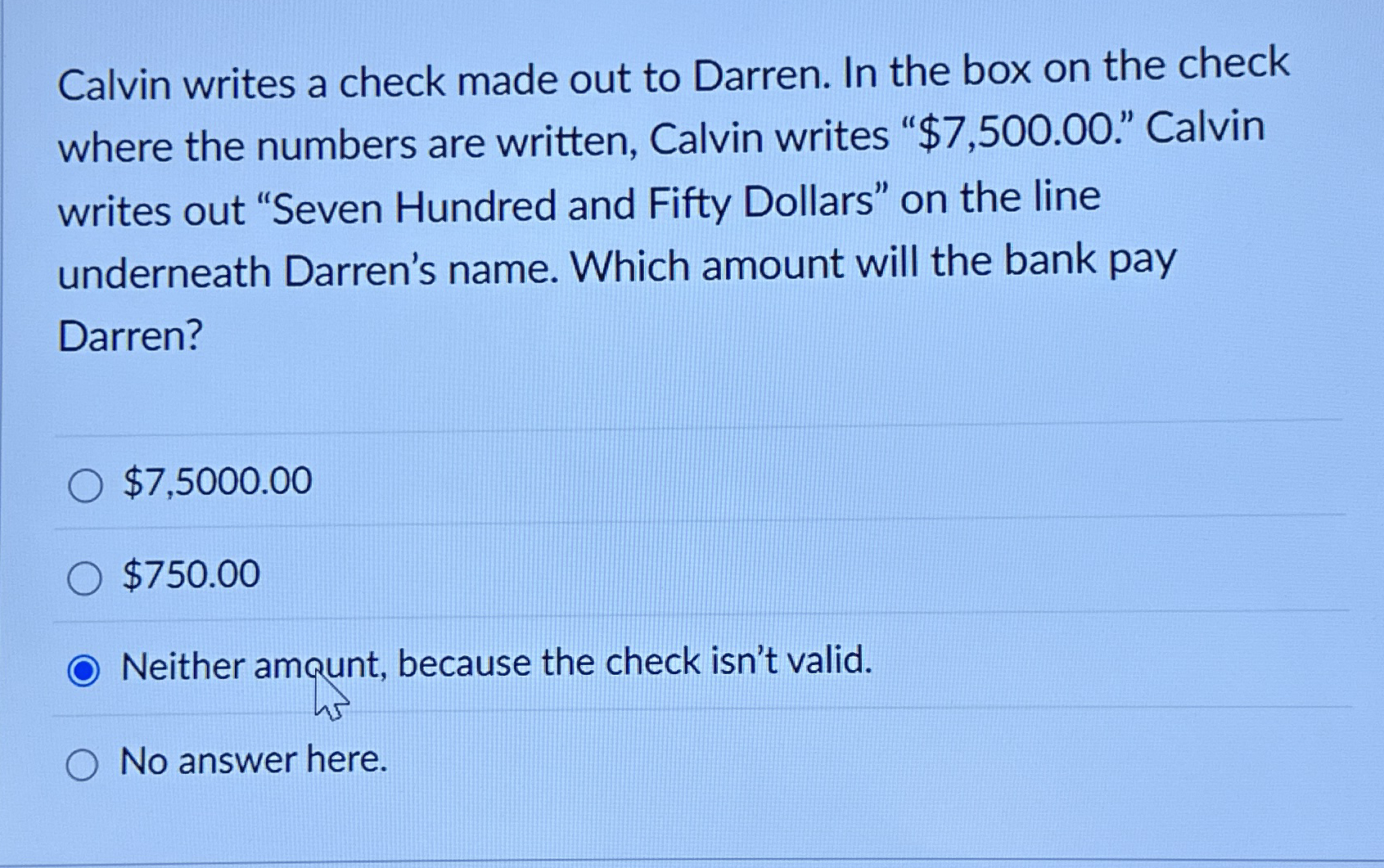 Relating back to the question above, what