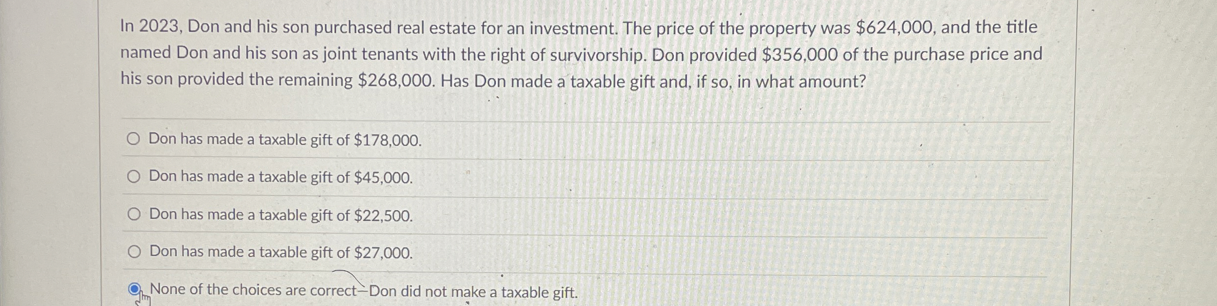 In 2 0 2 3 , Don and his son purchased real