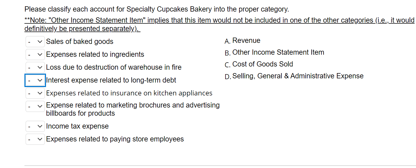 can you answer this question Please classify each