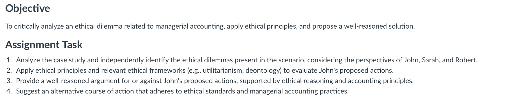 Objective To critically analyze an ethical