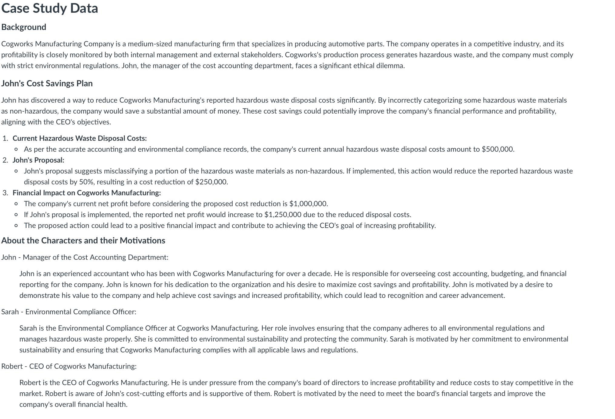 Objective To critically analyze an ethical