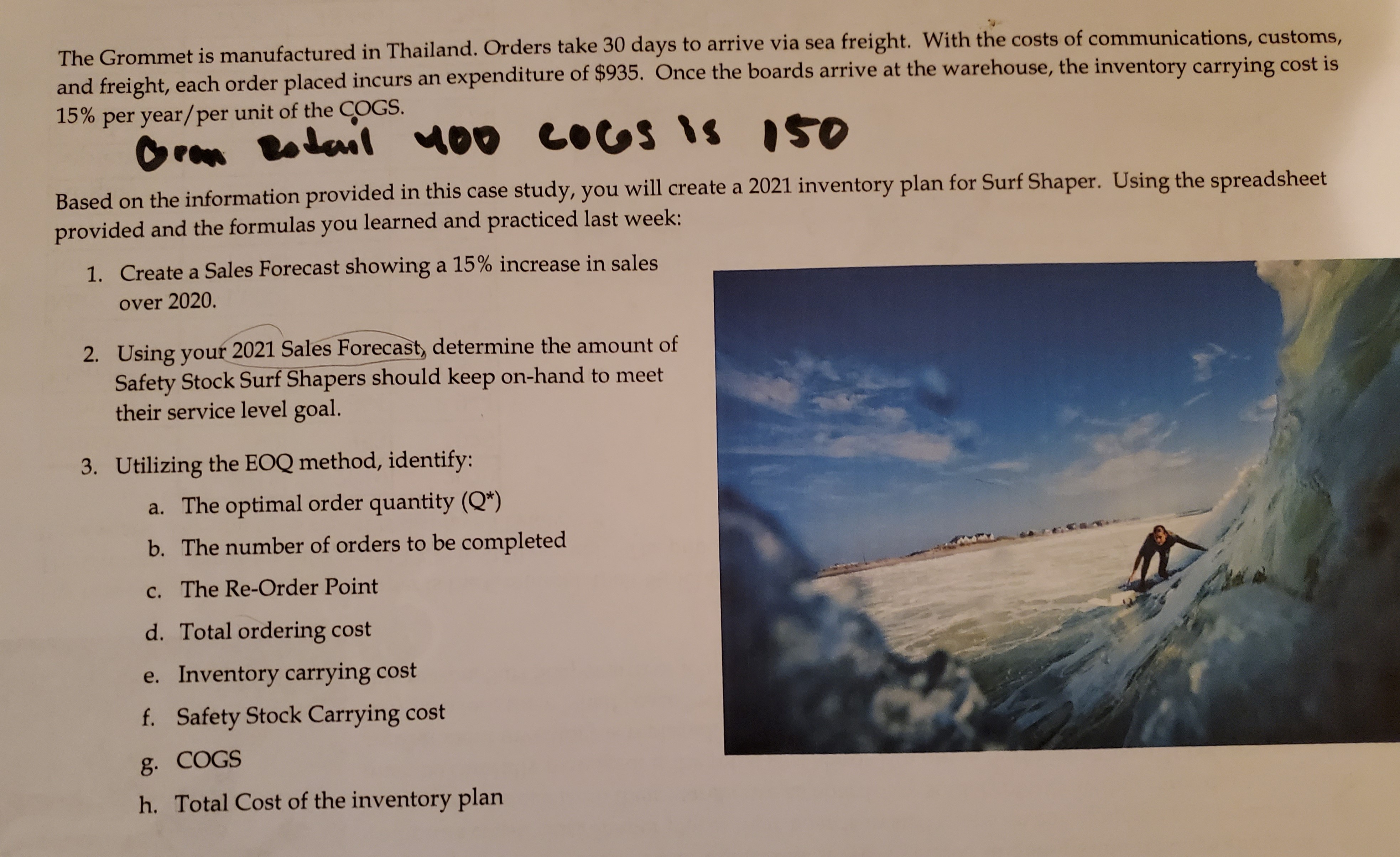 B C D E F G H K M 2018 2019 2020 Sales Forecast