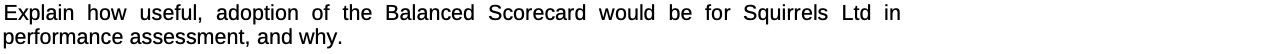 Explain how useful. adoption of the Balanced