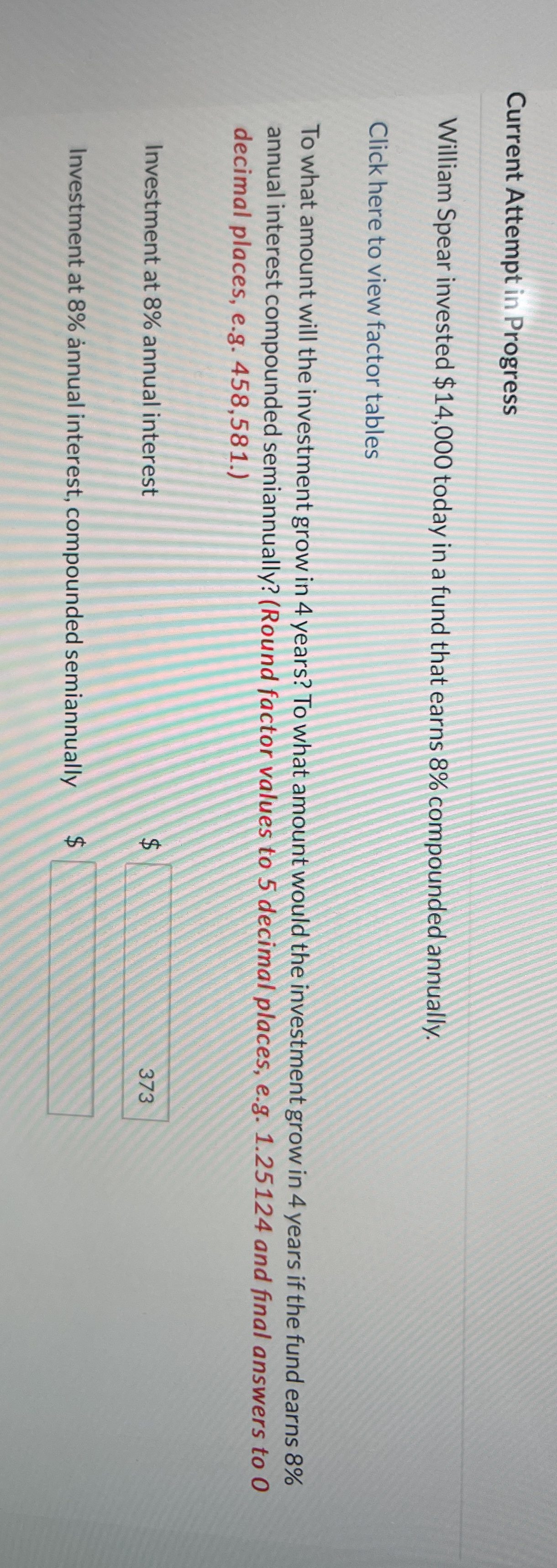 Current Attempt in Progress William Spear