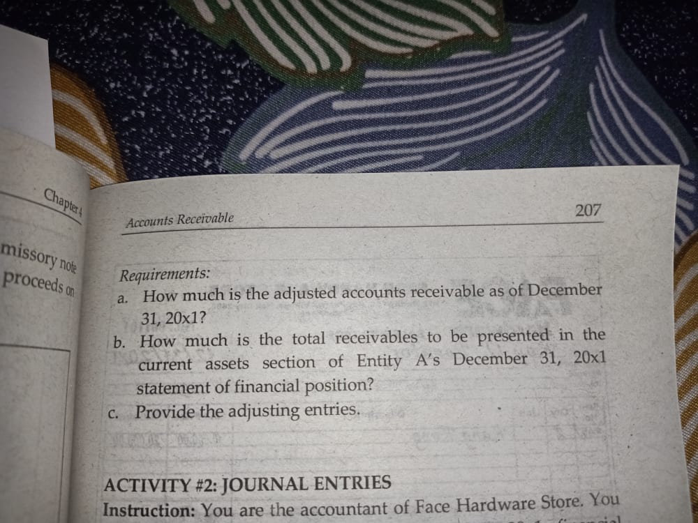 204 Chapter Entity A SALES ORDER #123 Igid, T.