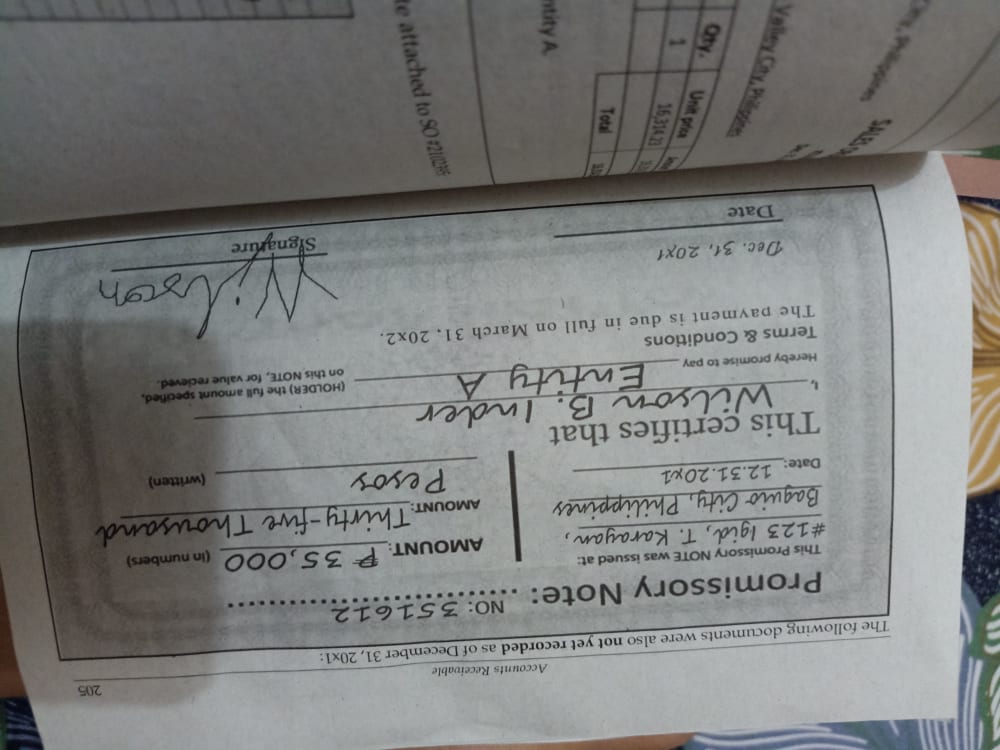 204 Chapter Entity A SALES ORDER #123 Igid, T.