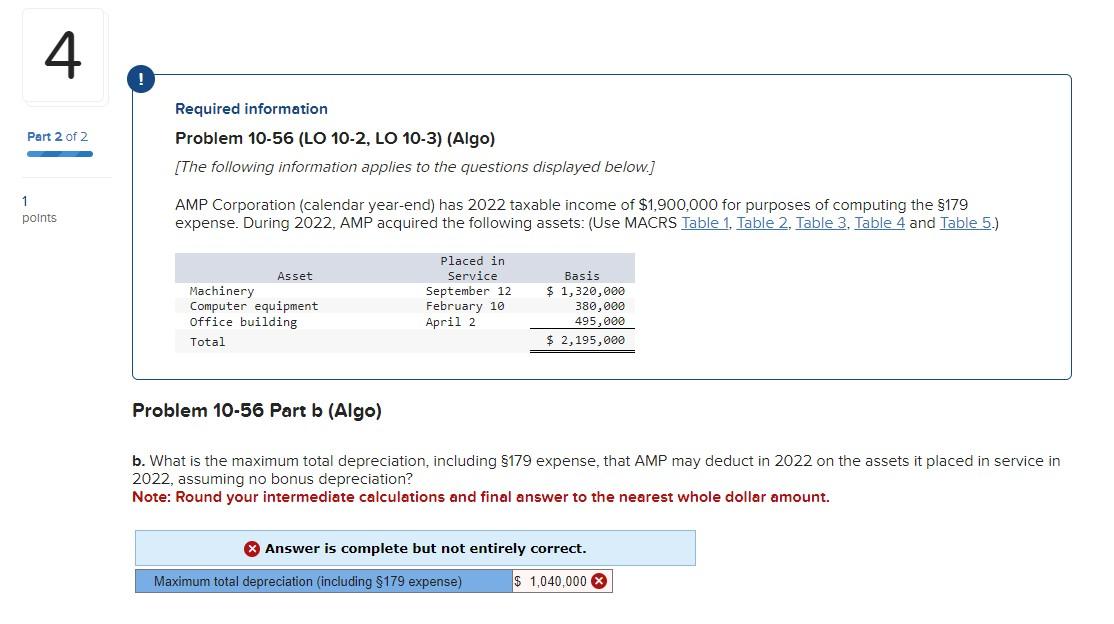 b . What is the maximum total depreciation,
