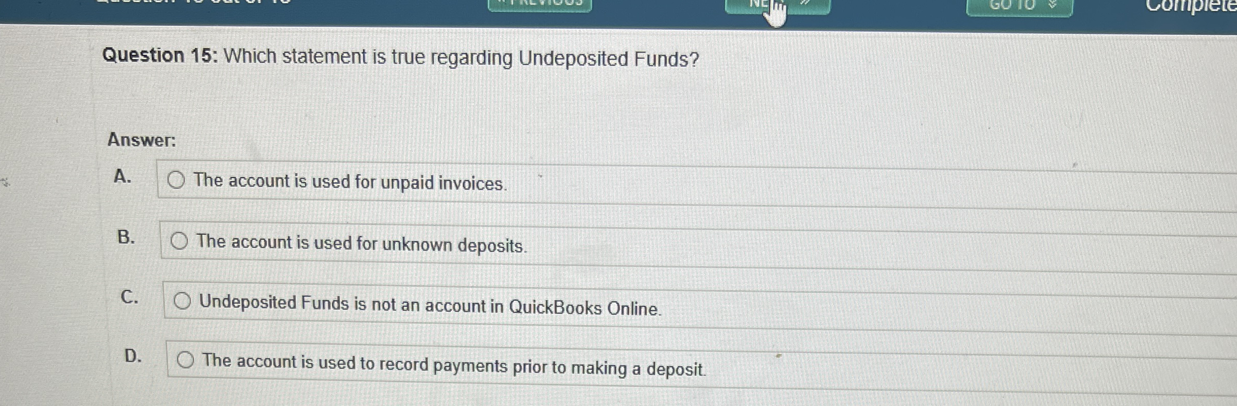 Question 1 5 : Which statement is true regarding