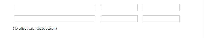 Prepare the necessary correcting entries,