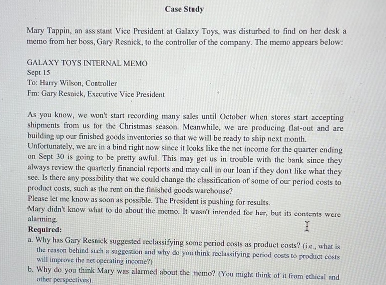 Need the answer for these two question Case Study