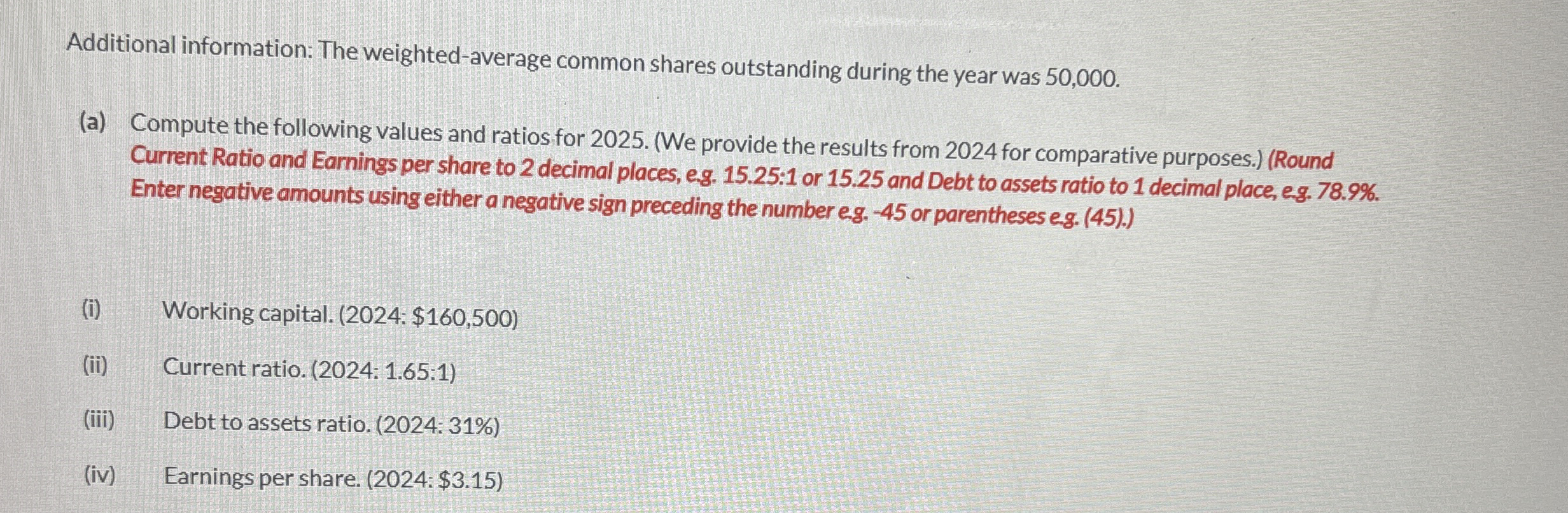 Additional information: The weighted - average