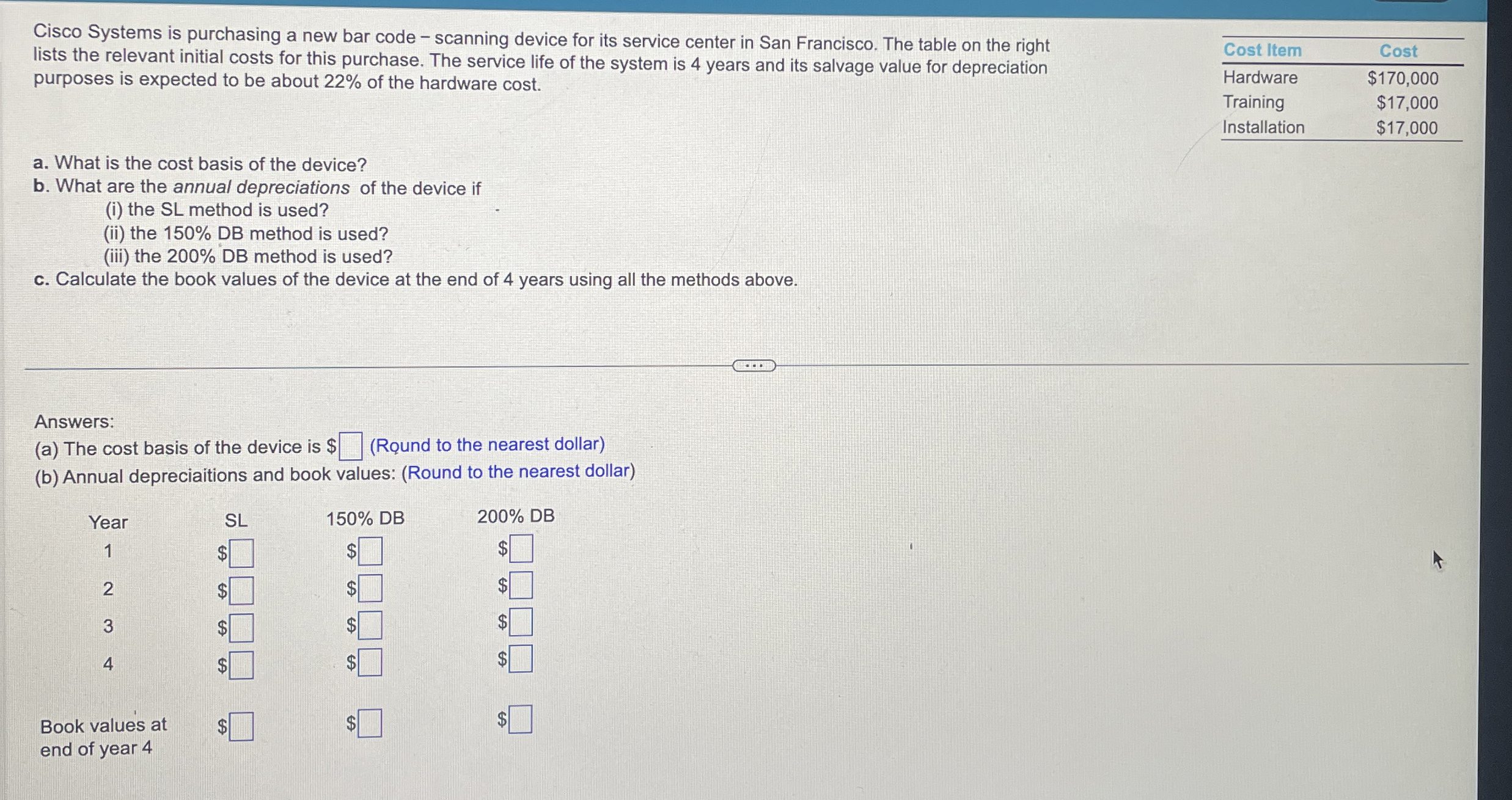 Cisco Systems is purchasing a new bar code -
