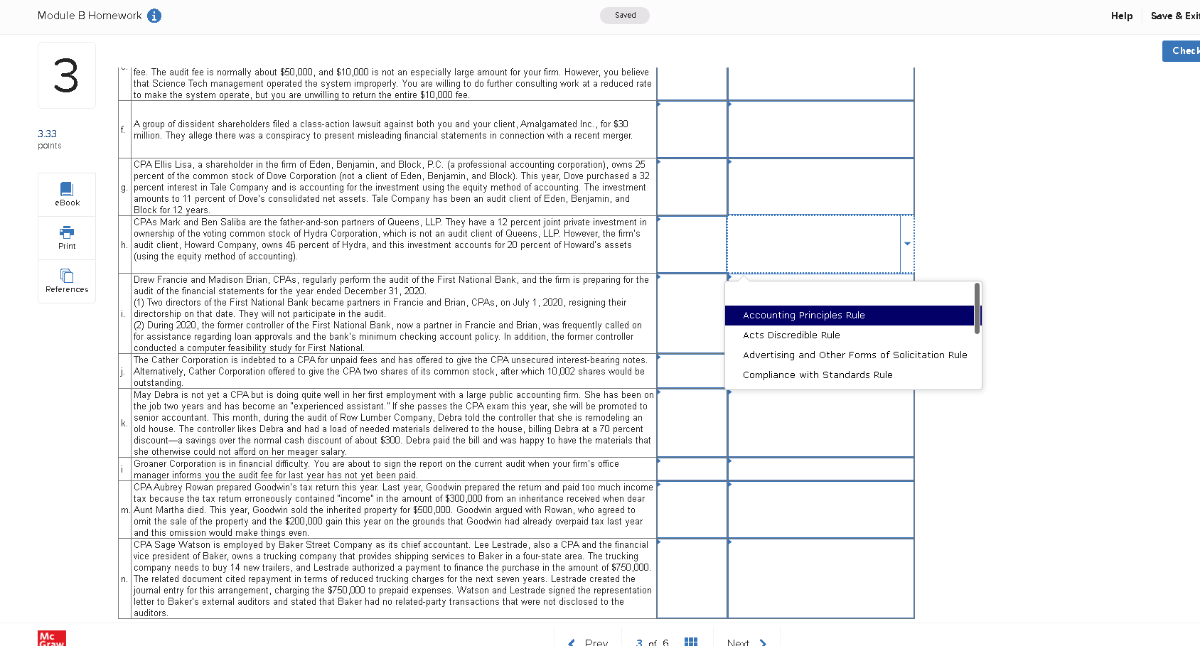 I need help with this question asap P.S the list