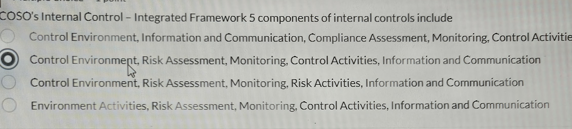 COSO's Internal Control - Integrated Framework 5