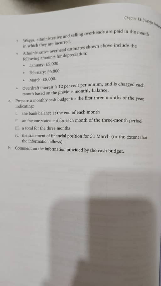 processes perform calculations to prepare budgets